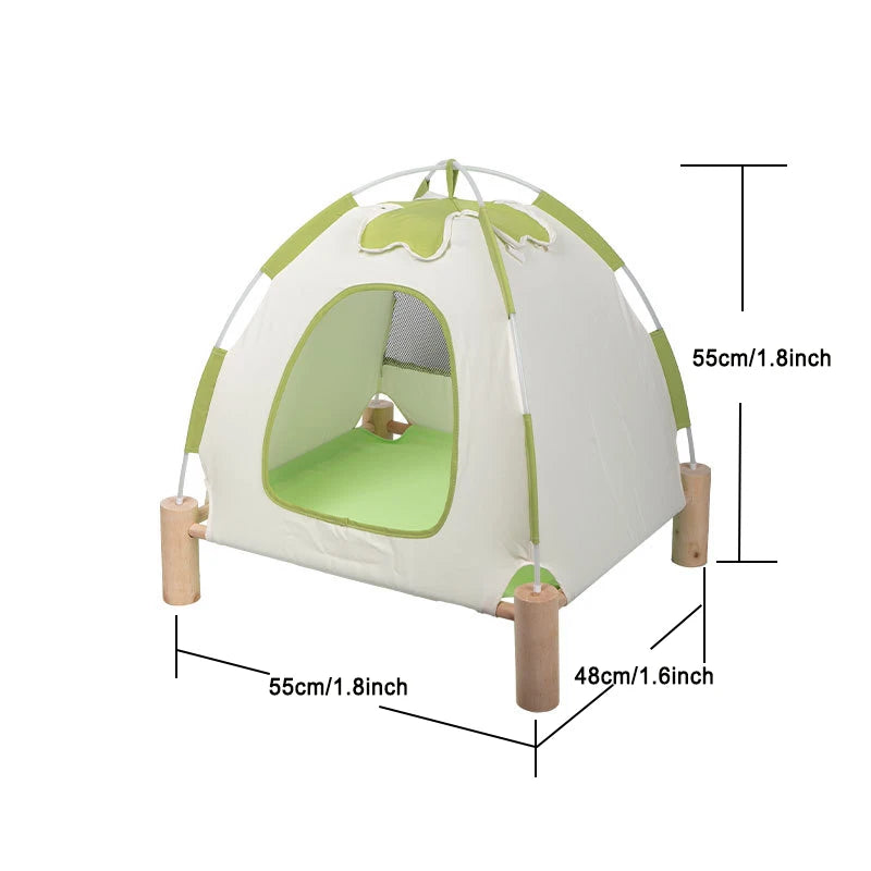 4-in-1 Cat Tent Pet Bed