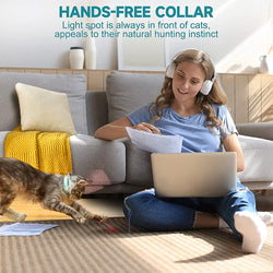 Smart Cat Laser Collar - Interactive Pet Exercise Toy