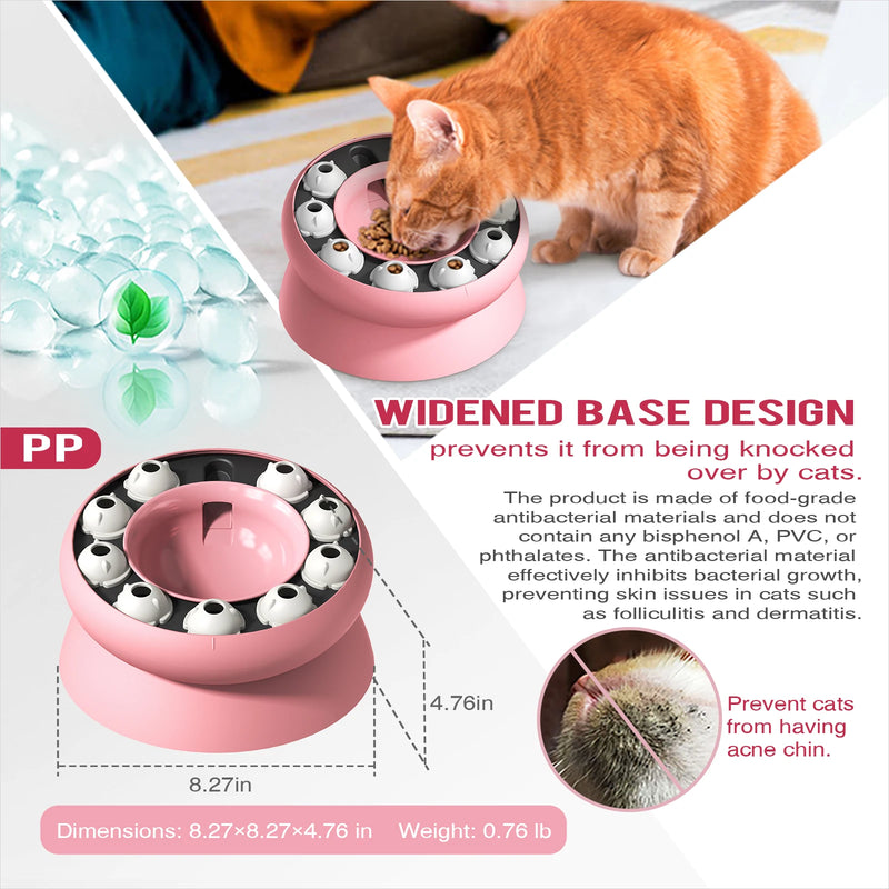 Cat Puzzle Feeder – Interactive Slow Feeder Bowl