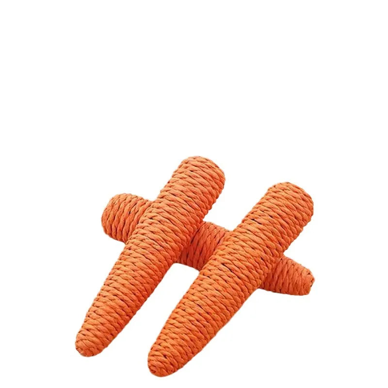 Sound Carrot, Teething Stick, Anti-Bite Cat Scratch Board, Pet Supplies