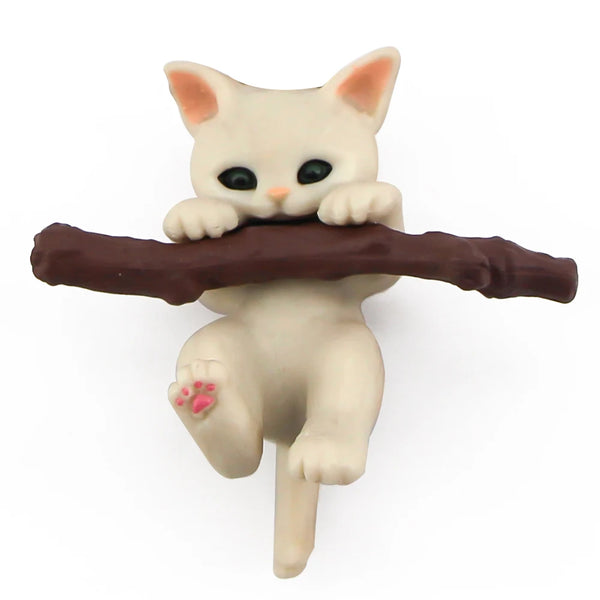 Cute Branch Cat Rearview Mirror Hanging Ornament