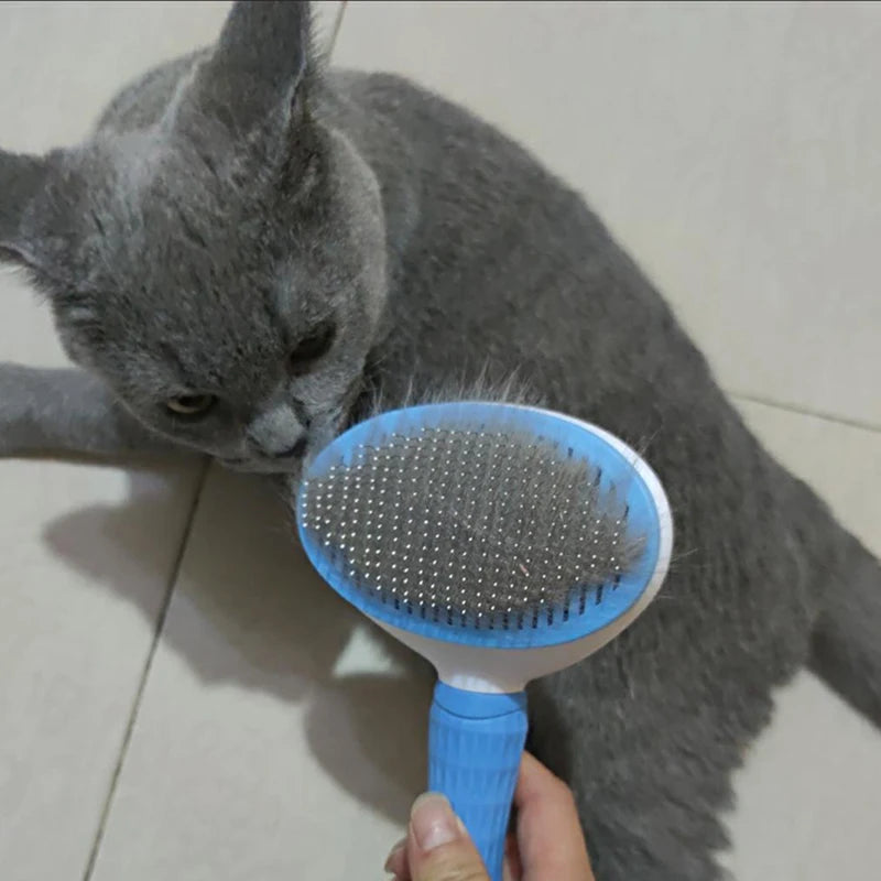 Pet Grooming Comb – Hair Removal Brush for Cats and Dogs