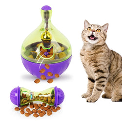 Pet Tumbler Feeder: Fun Shaking Food Ball for Cats and Dogs