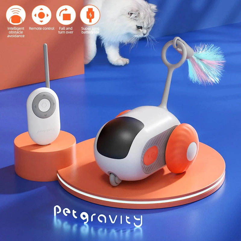 Automatic Moving Toy Car for Cats: Interactive, Fun, Boredom Buster